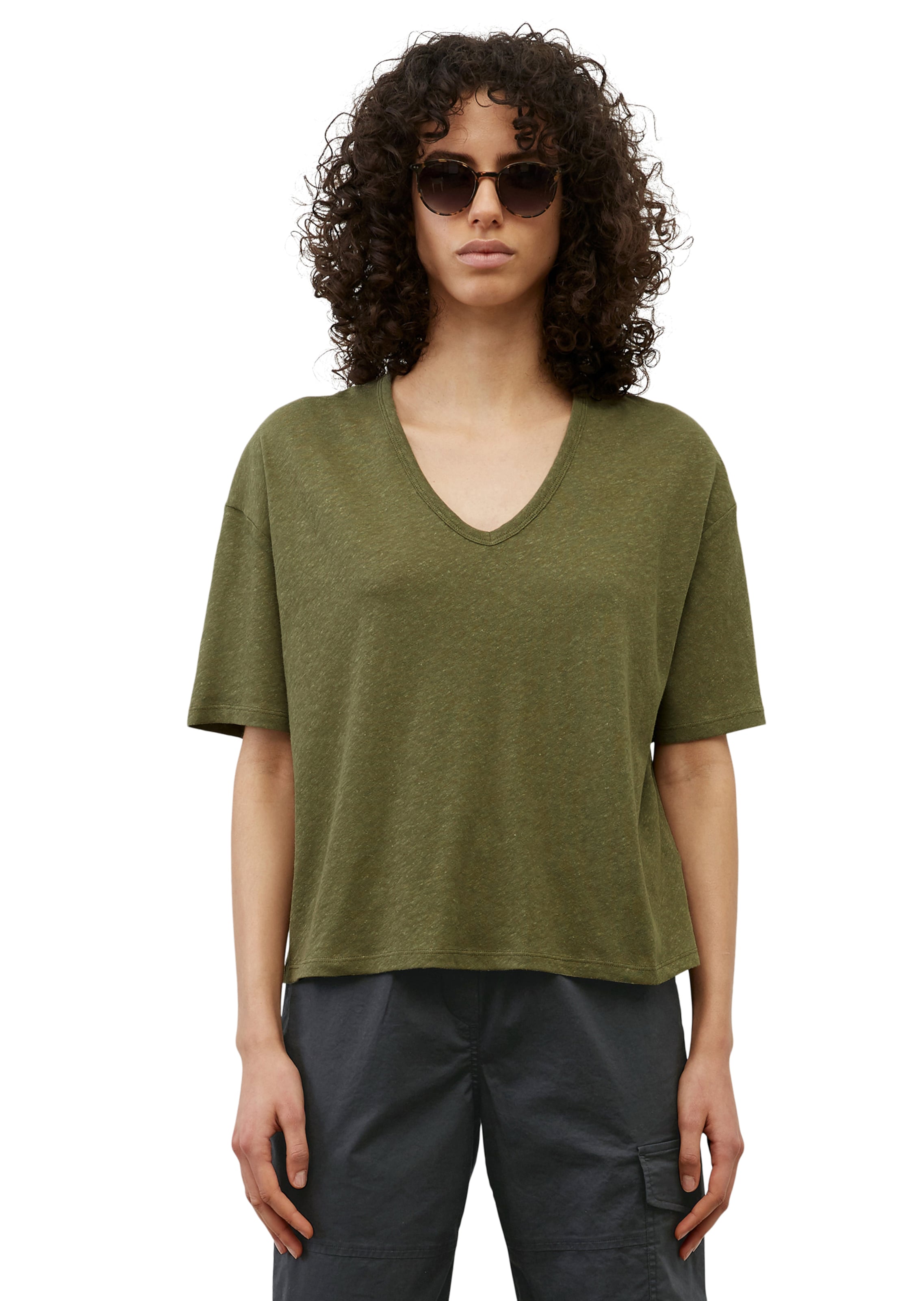 Marc O'Polo Shirt in Green: front