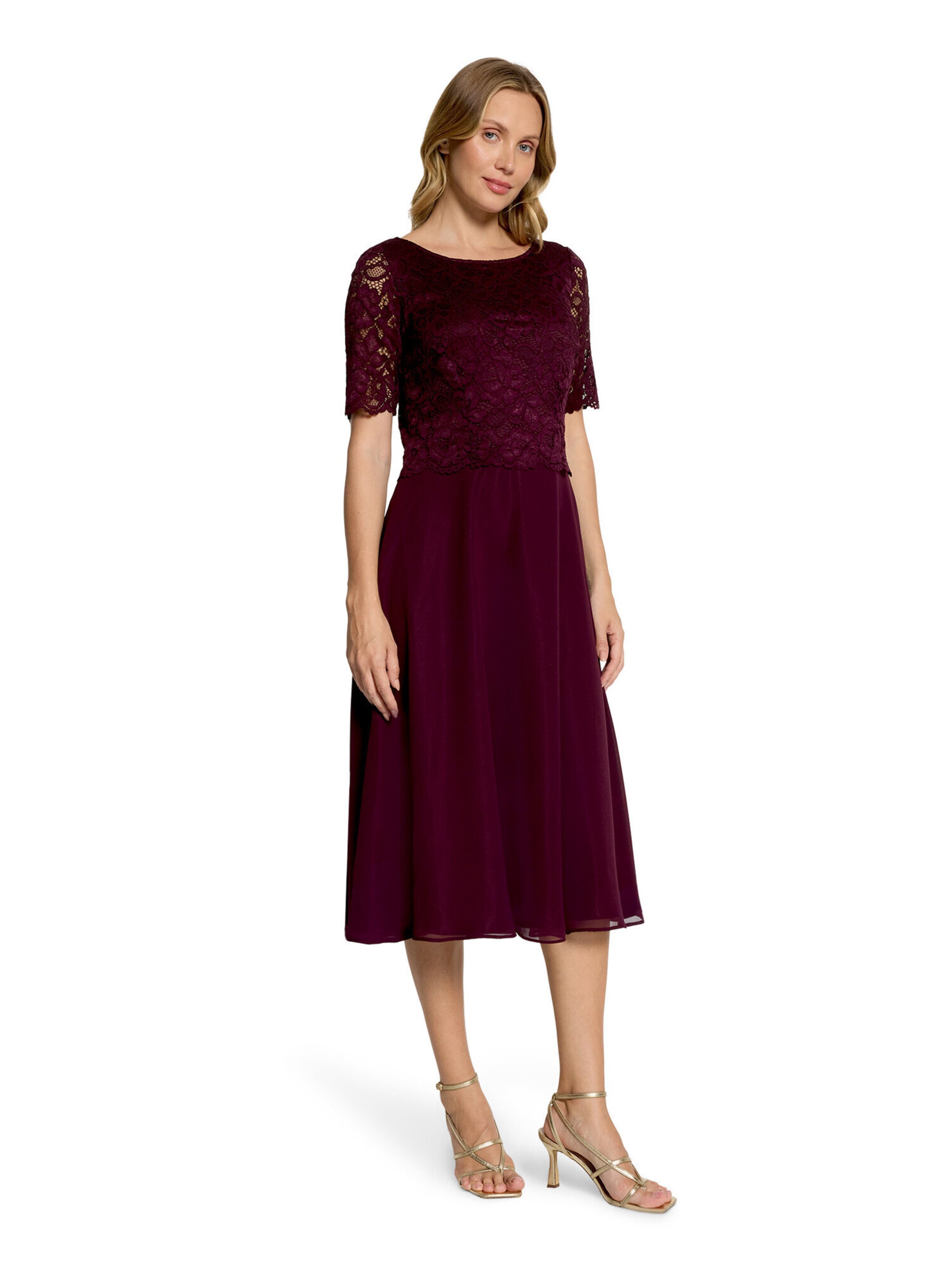 Robe de cocktail Vera Mont en rouge