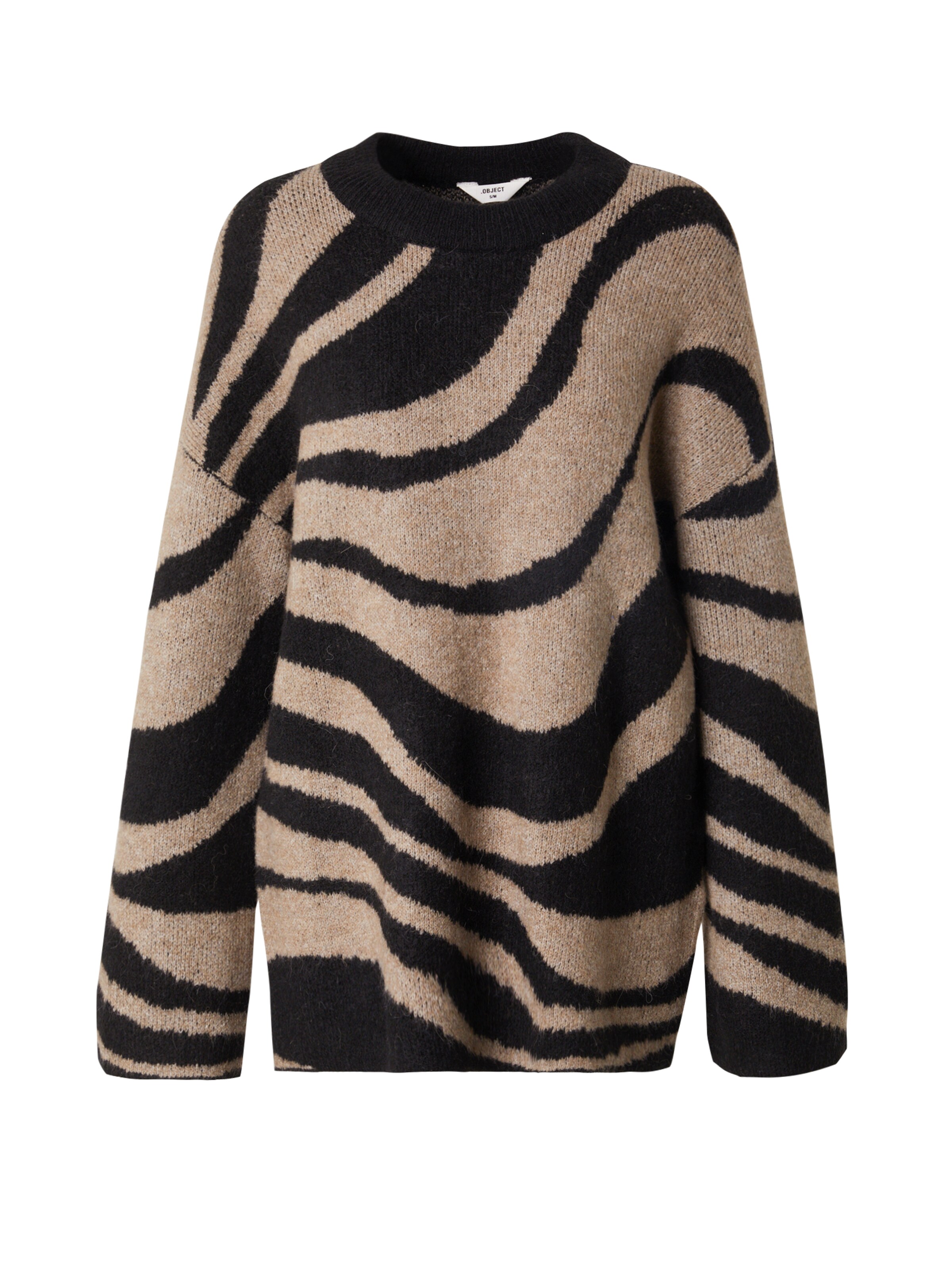 OBJECT Sweter 'OBJDiana' w kolorze brązowy: przód