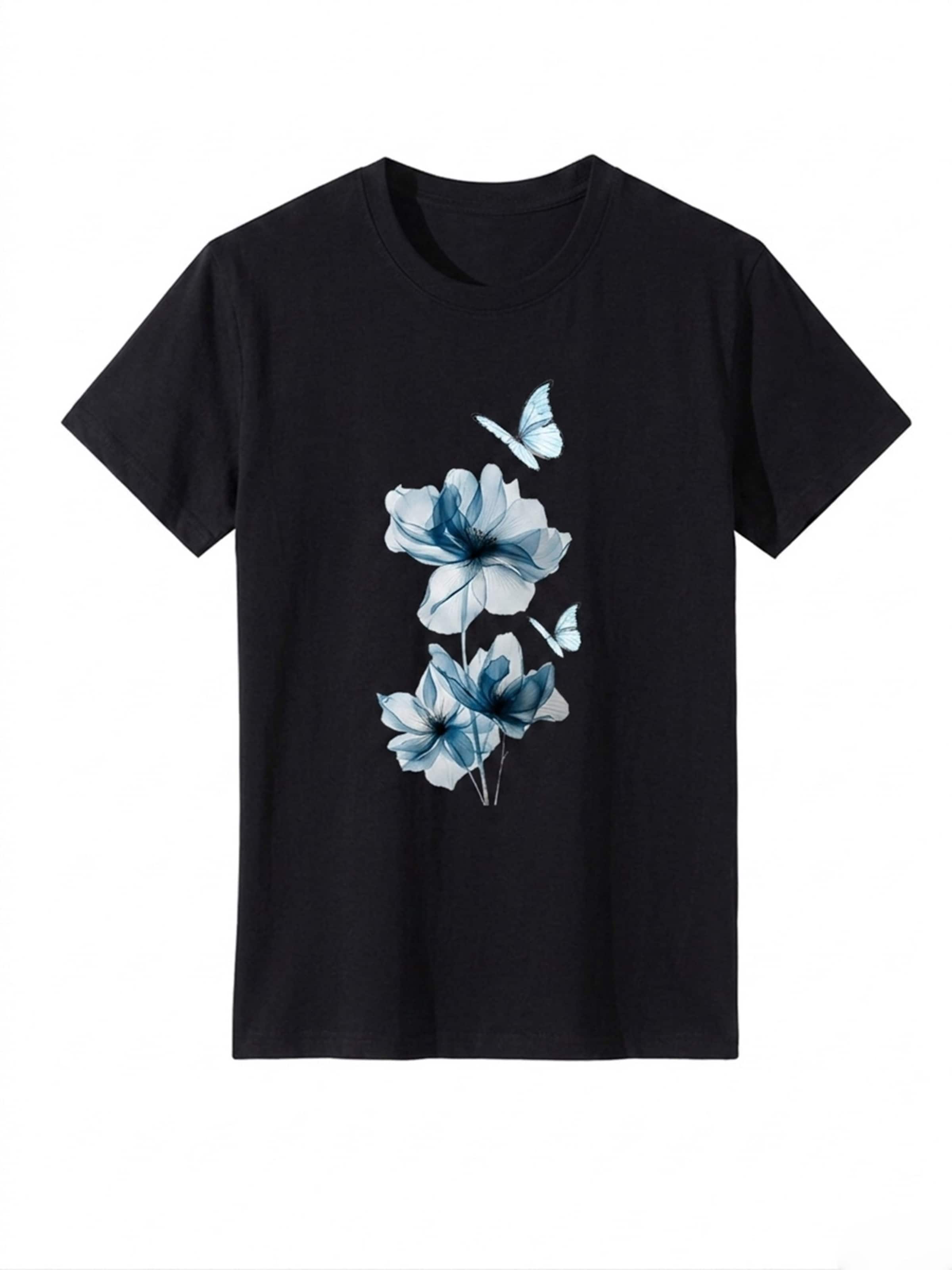 T-shirt 'Women Tops' LapaPlus en noir : devant