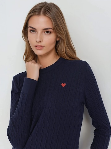 Hiccup Pullover in Blau
