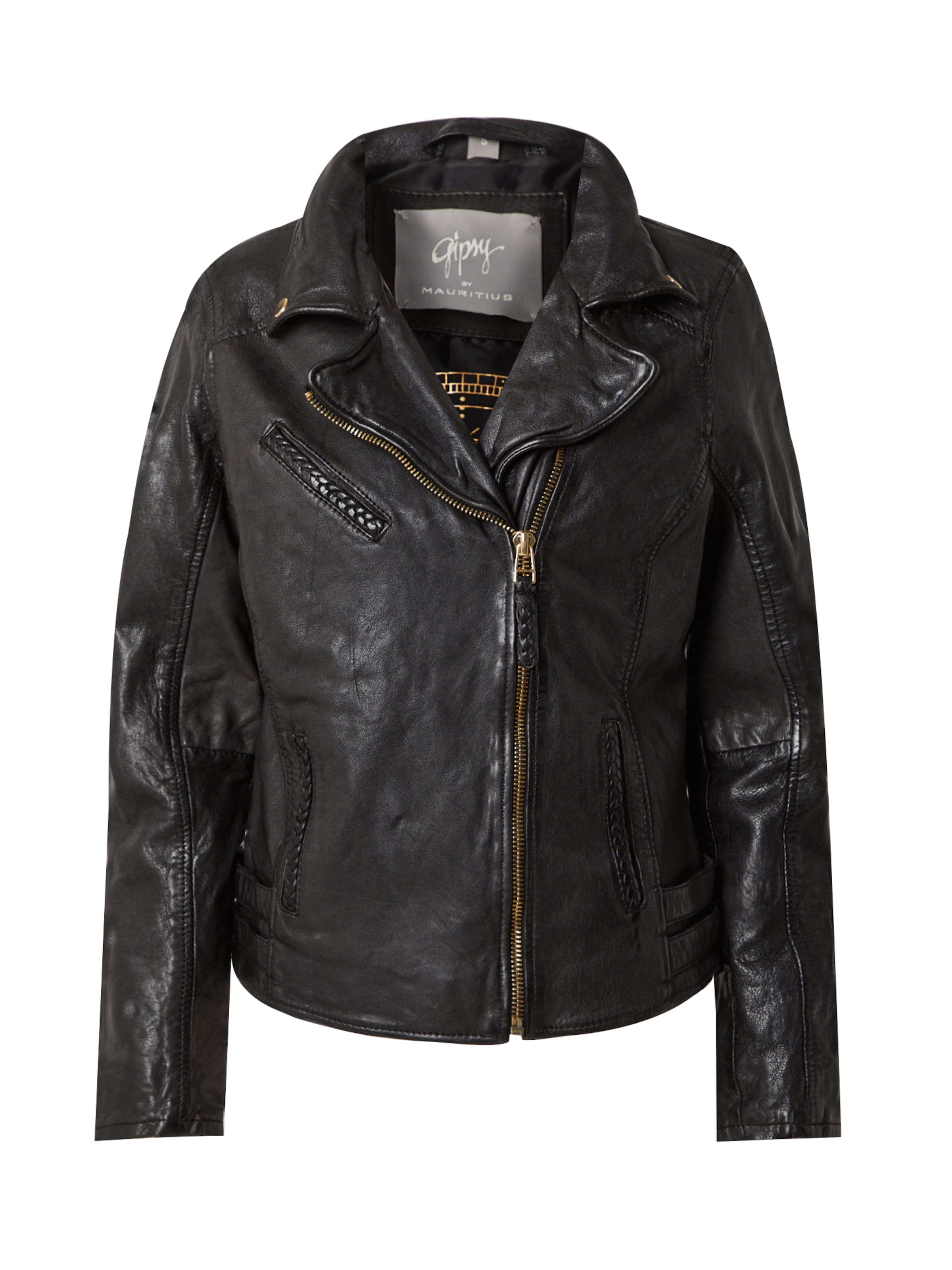 Gipsy by Mauritius Übergangsjacke 'Caira' in Schwarz: Vorderseite