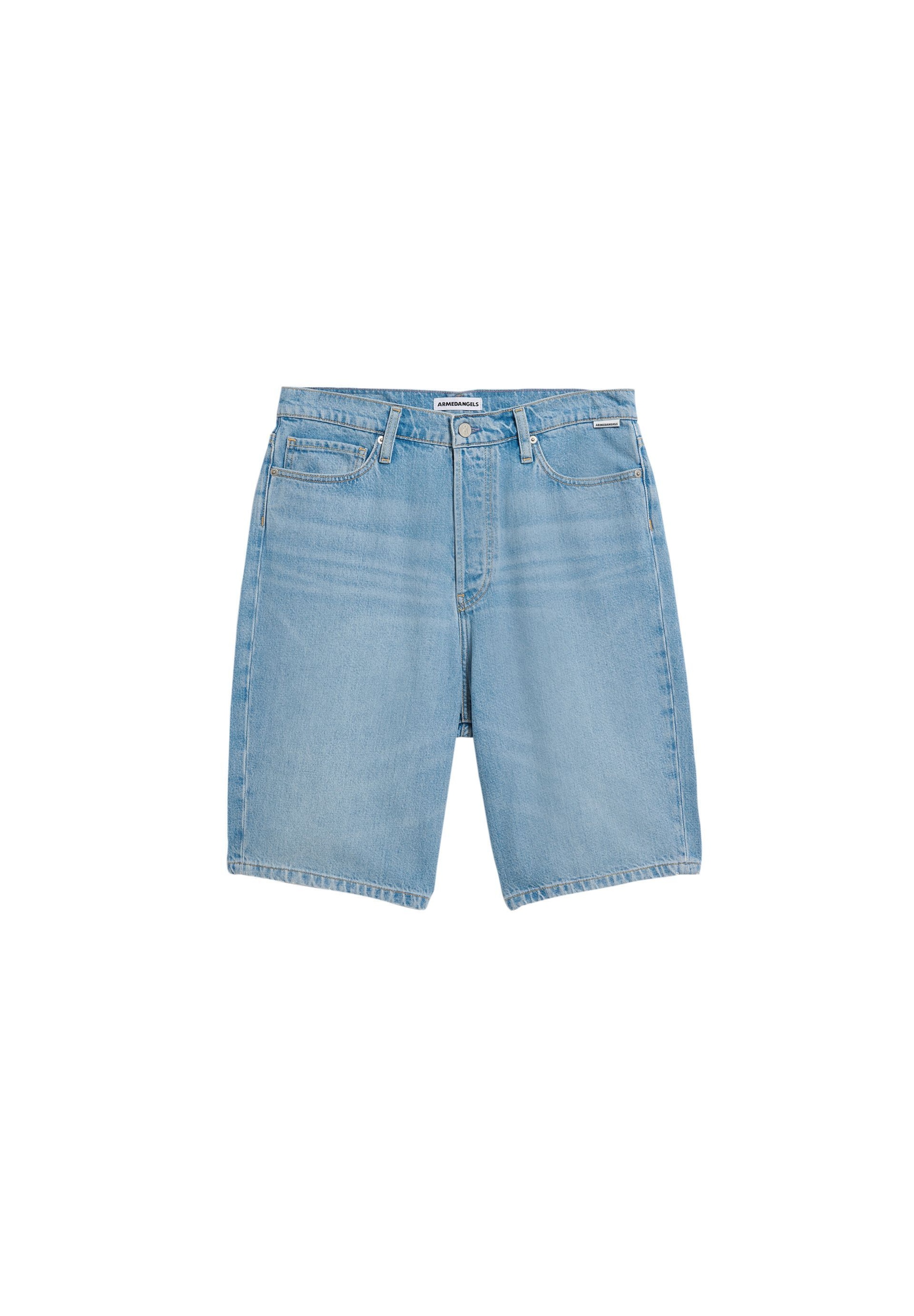 ARMEDANGELS Loose fit Trousers in Blue: front