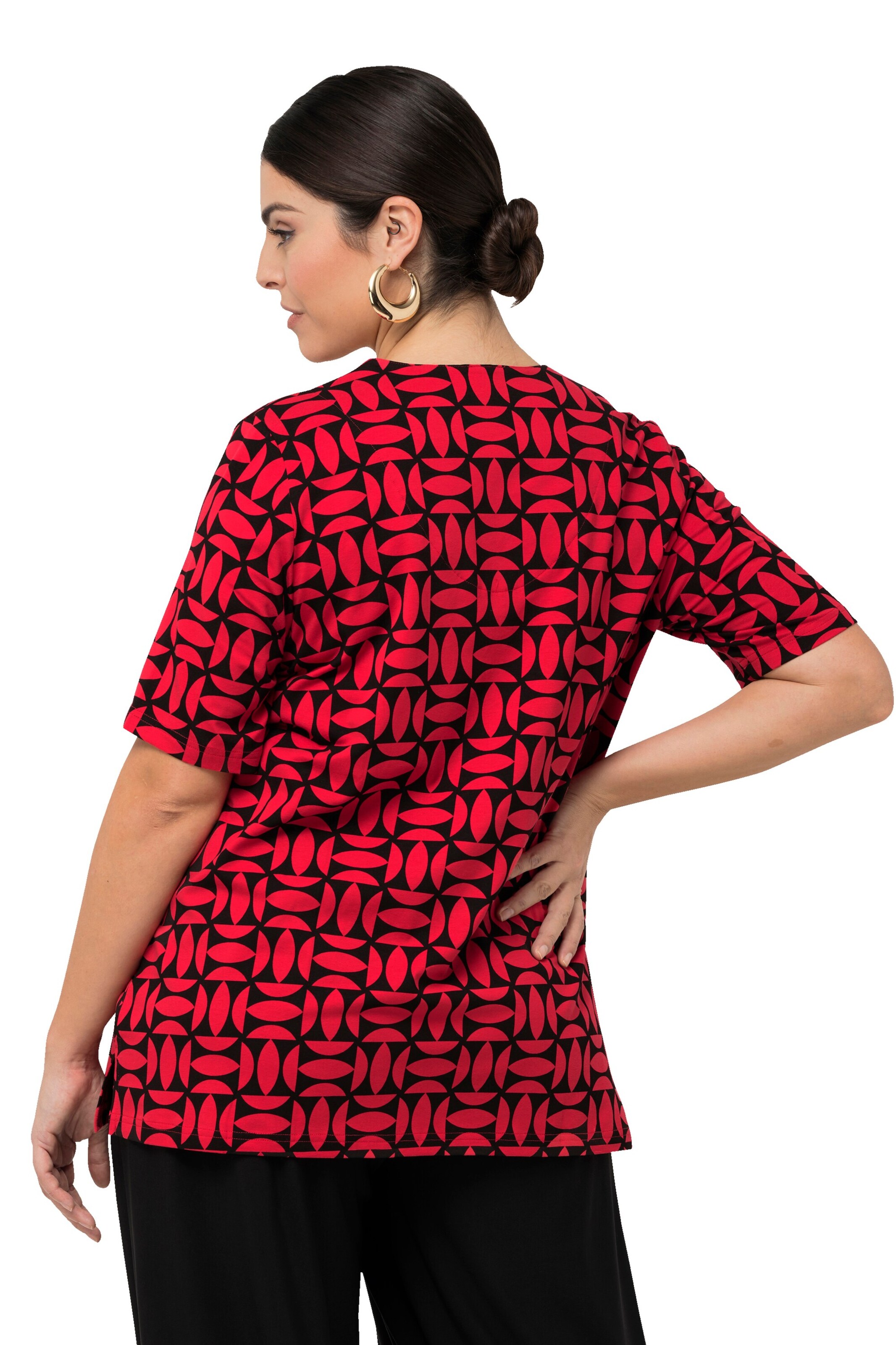 Ulla Popken T-Shirt in Rot