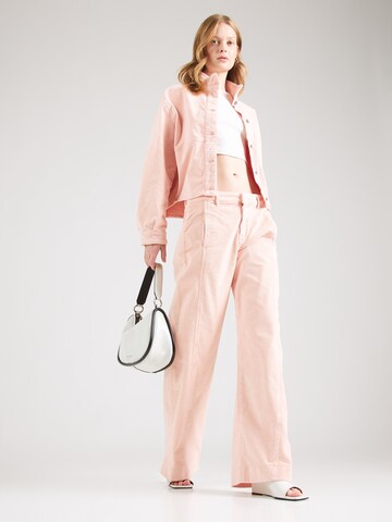 Dawn Wide Leg Hose 'SUNNY' in Pink