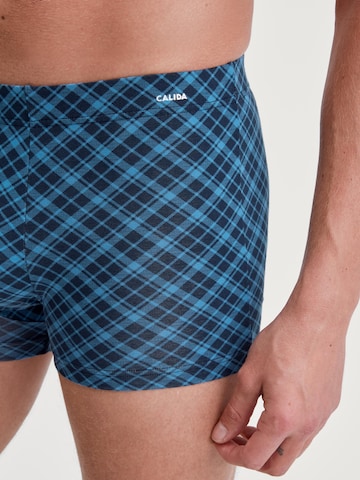 CALIDA Boxershorts 'Cotton Code Design'‌‌‌‌‌‌‌ in Blau