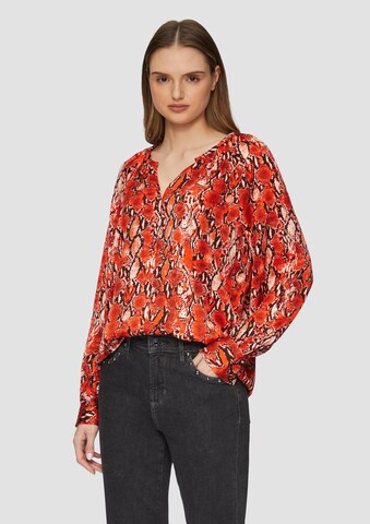 s.Oliver Blouse in Orange: front