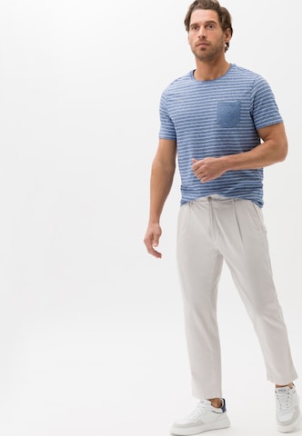 BRAX Regular Pleat-front trousers 'Fabio' in White