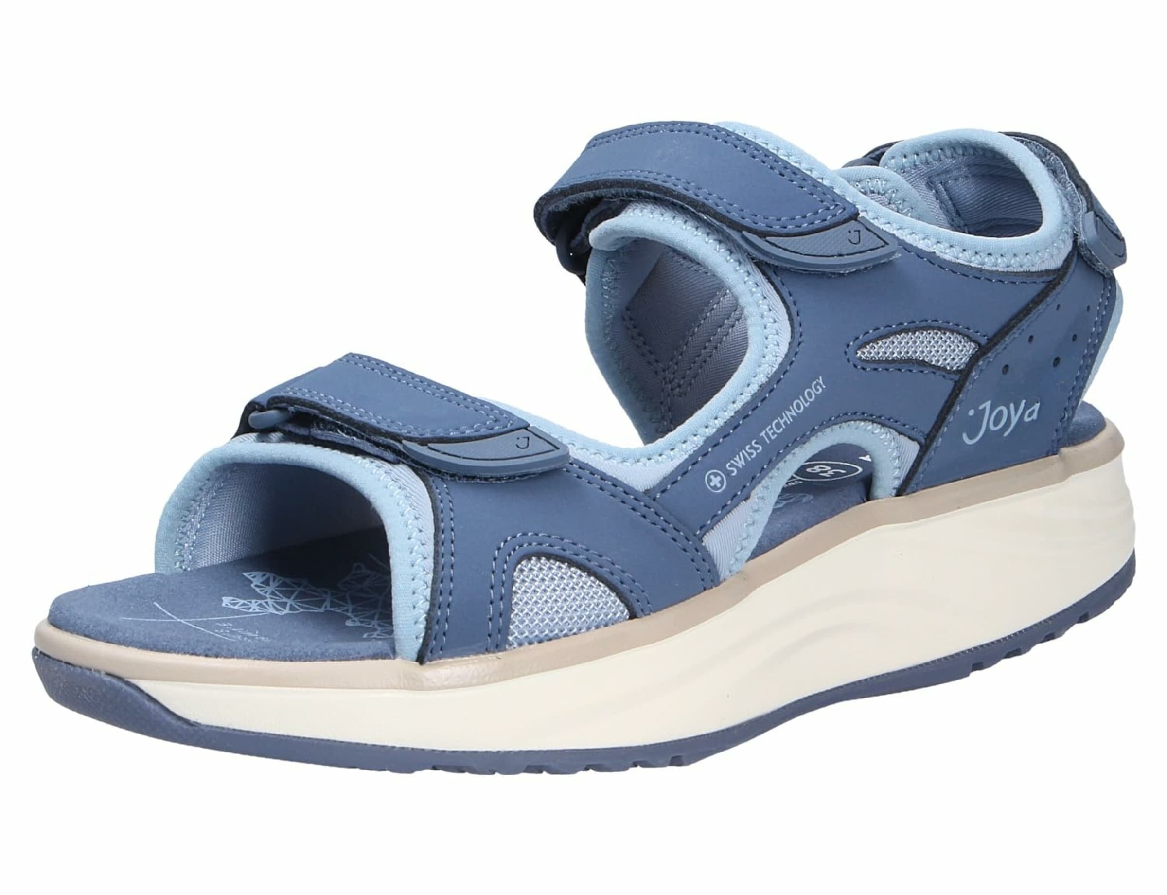Joya Sandals in Blue: front