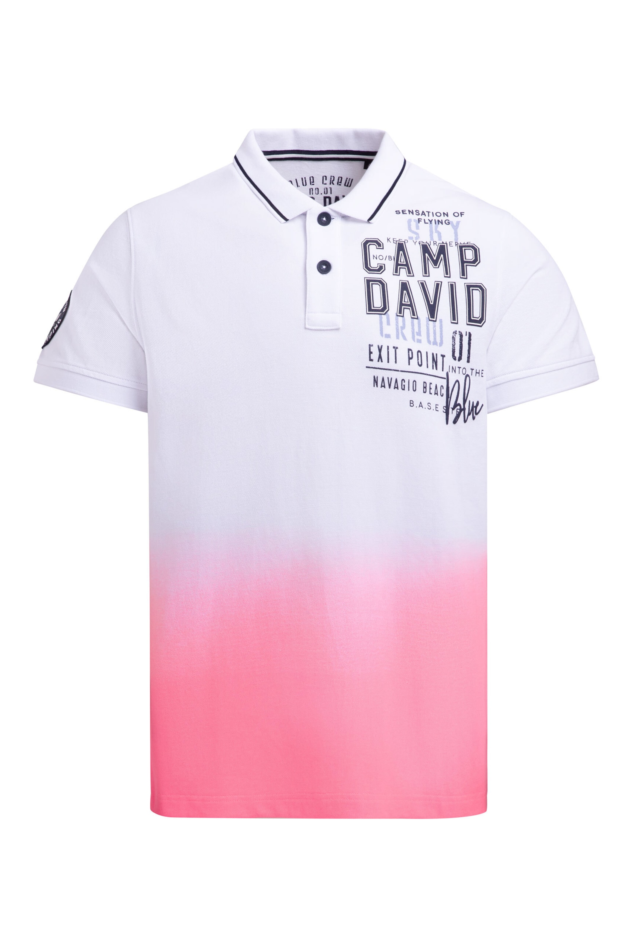 CAMP DAVID Shirt in Pink: front