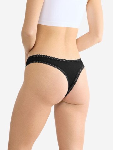 SLOGGI String ' Blue GO Crush ' in Zwart