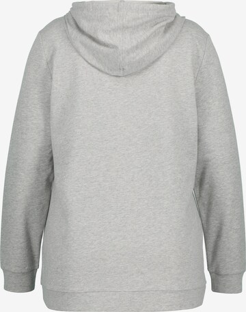 Sweat-shirt Ulla Popken en gris