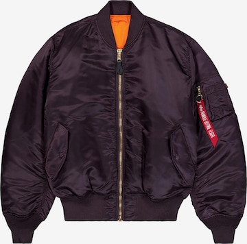 ALPHA INDUSTRIES - Casaco meia-estação 'MA-1 Heritage' em roxo: frente