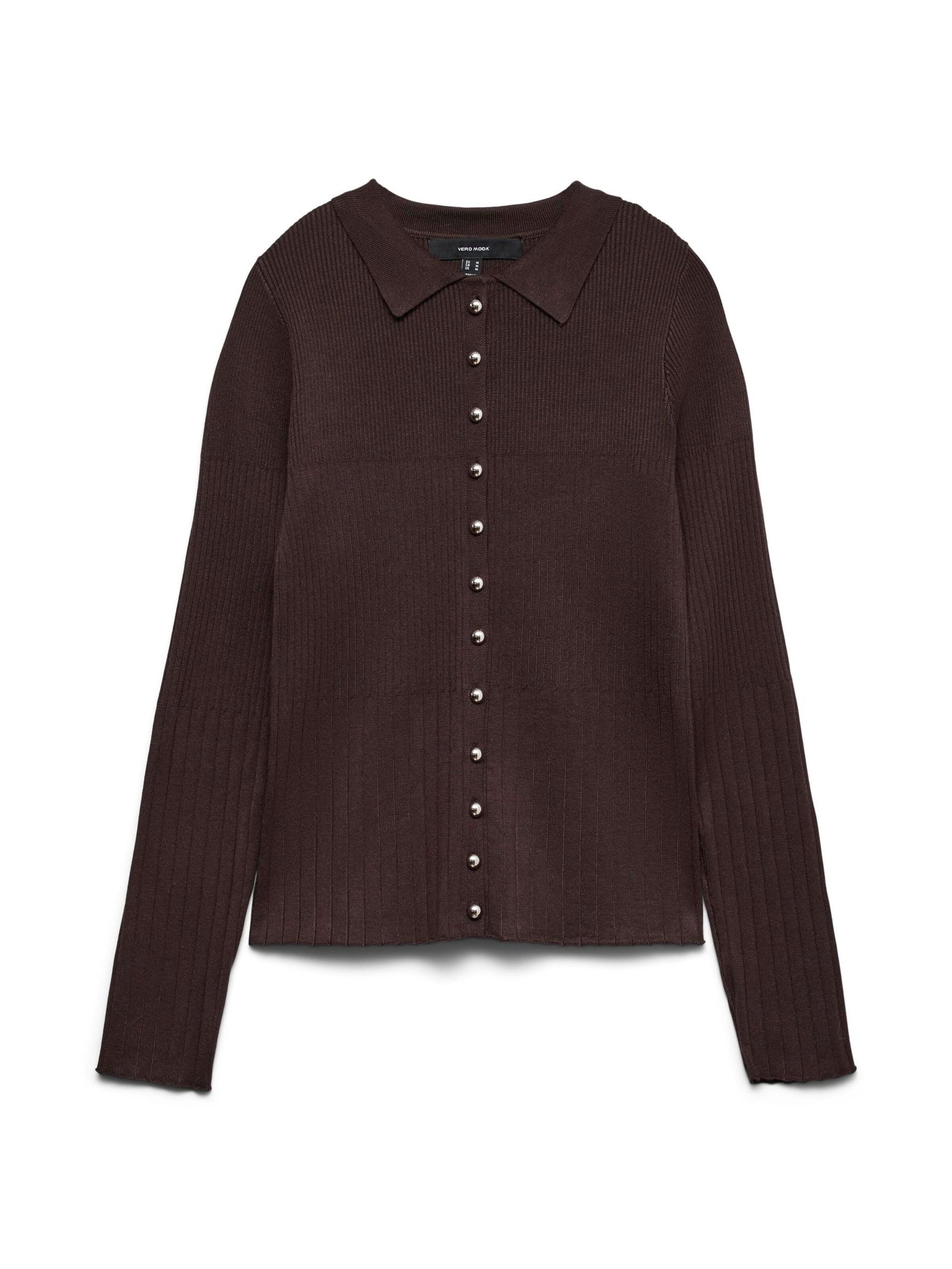 VERO MODA - Cárdigan 'VMSiri' en marrón: frente