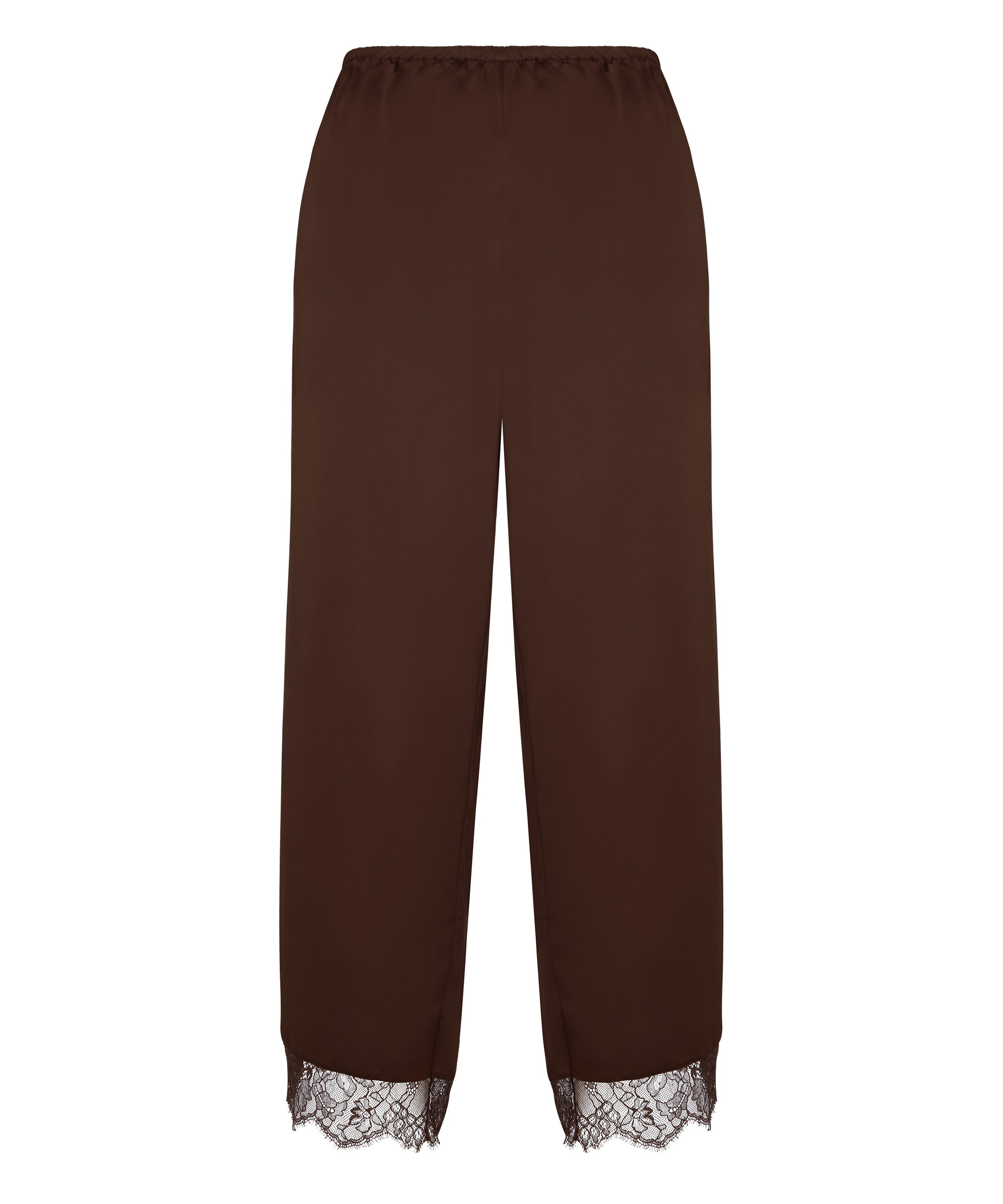 Pantalon de pyjama 'Cecilia' Hunkemöller en marron : devant
