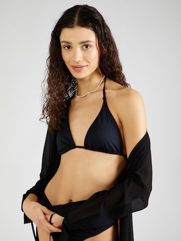 HOLLISTER Triangen Bikiniöverdel i svart: framsida
