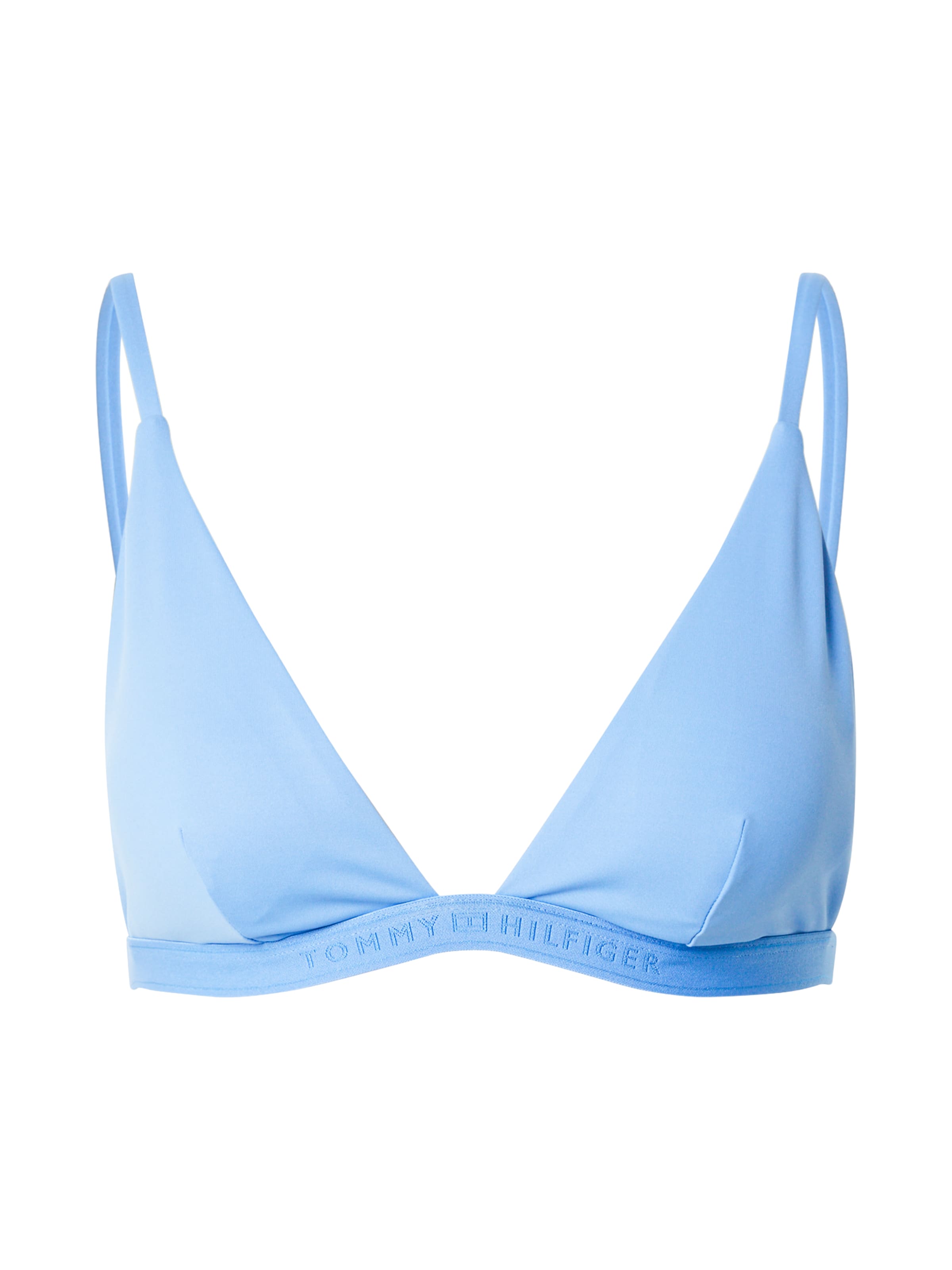 Triunghi Sutien costum de baie de la Tommy Hilfiger Underwear pe albastru: față