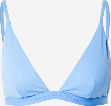 Triangle Hauts de bikini Tommy Hilfiger Underwear en bleu : devant