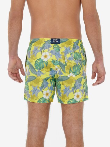 Shorts de bain ' Tropicana ' HOM en jaune