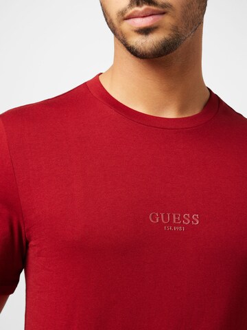 GUESS T-Shirt 'Aidy' in Rot