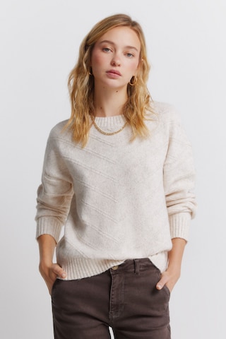 Springfield Trui in Beige: voorkant