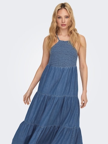 ONLY فستان صيفي 'Bea' بلون أزرق