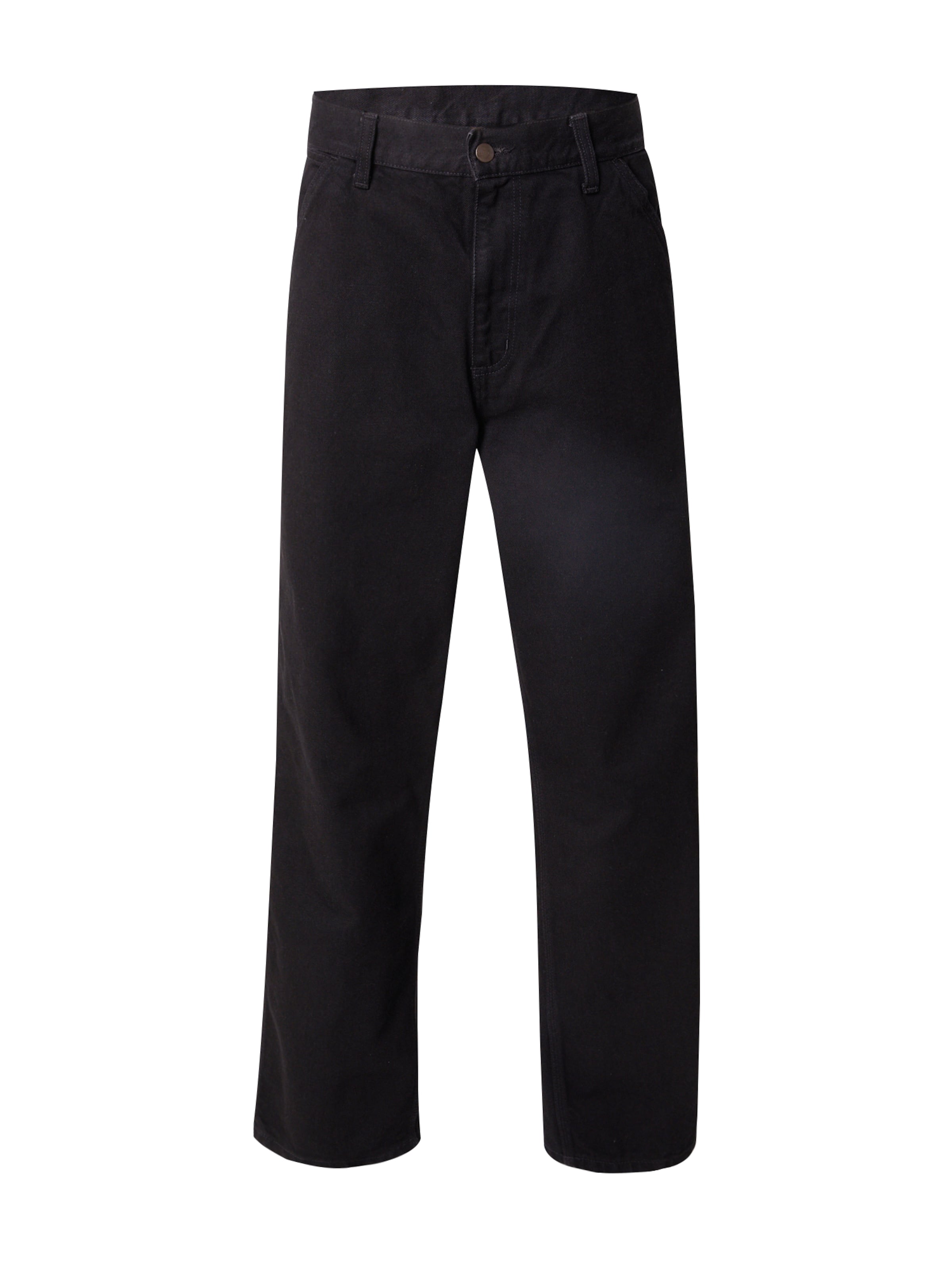Jean Carhartt WIP en noir : devant