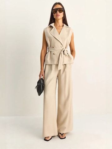 Bianco Lucci Pantsuit in Beige
