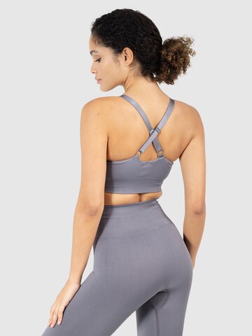 Smilodox Bralette Sports bra 'Amber' in Grey