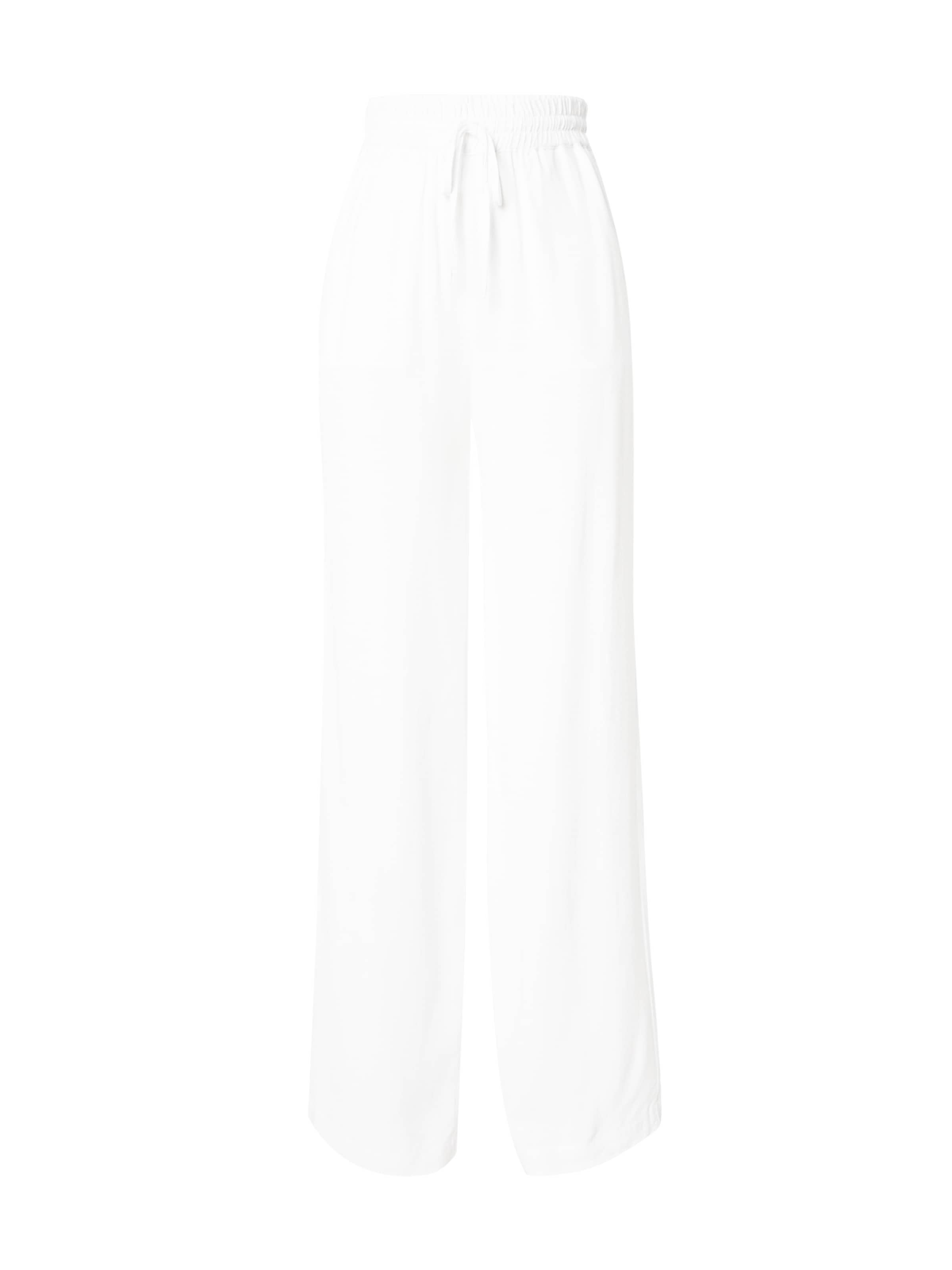 SELECTED Loosefit Broek 'SLFViva-Gulia' in Wit: voorkant