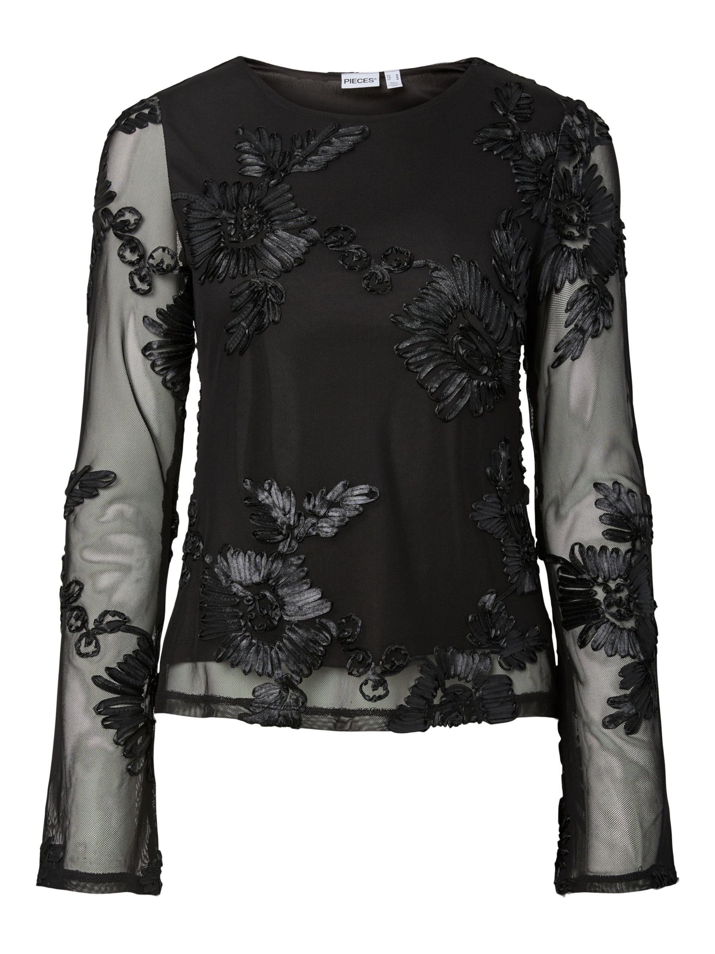 PIECES - Blusa 'PCOffia' en negro: frente