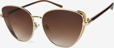 styleBREAKER Sonnenbrille 'Cateye Sonnenbrille mit Glitzer Side Shield' in Einheitsgröße in braun, Produktansicht