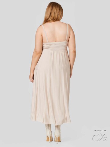 Guido Maria Kretschmer Curvy Dress 'Jolie' in Beige