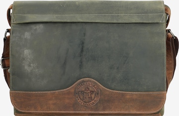 Borsa a tracolla 'Hunter' di Billy the kid in verde: frontale