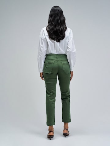 Salsa Jeans Slimfit ChinoHosen Secret in Grün