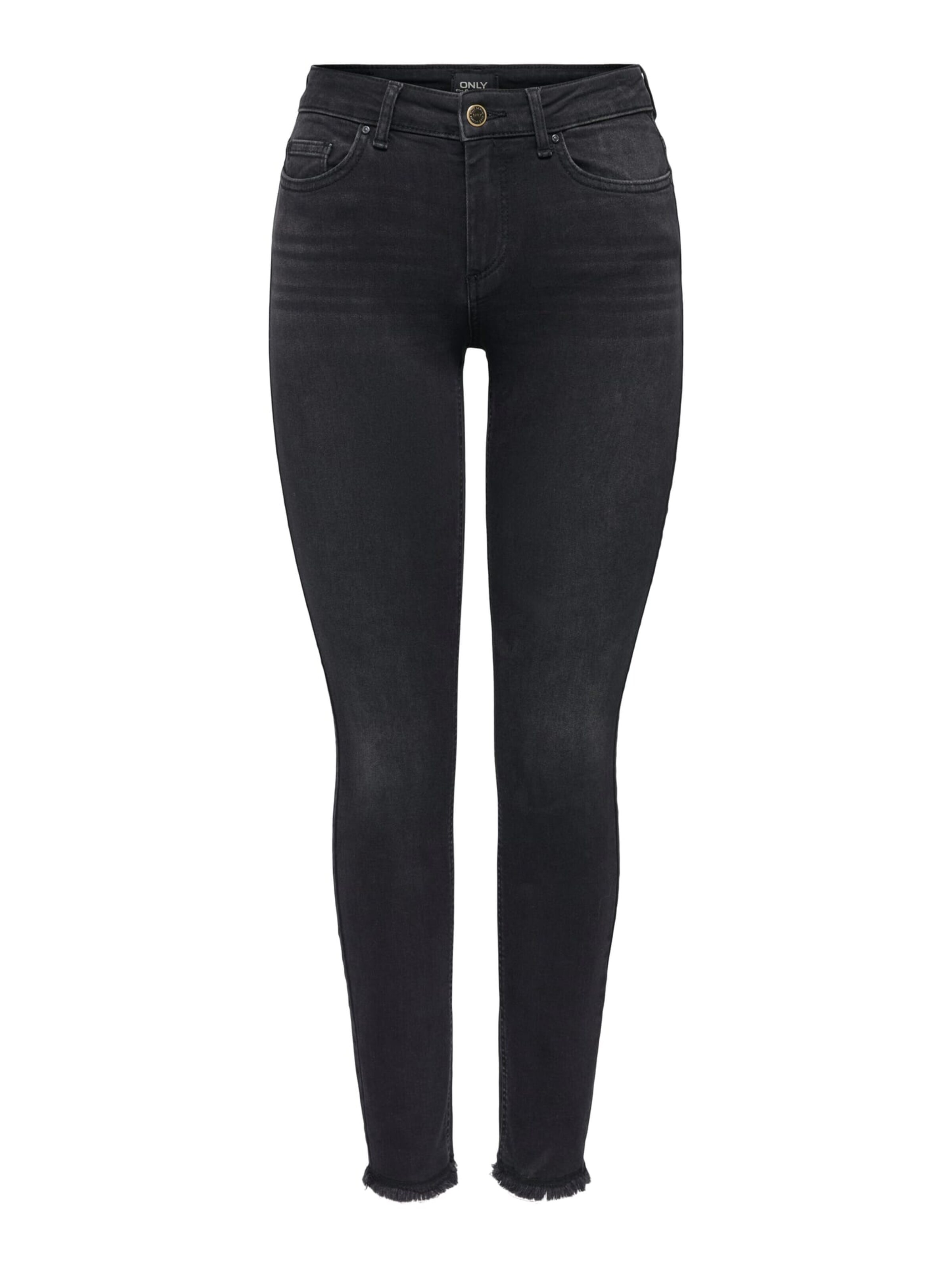 ONLY Baggy Jeans 'BLUSH' in Zwart: voorkant