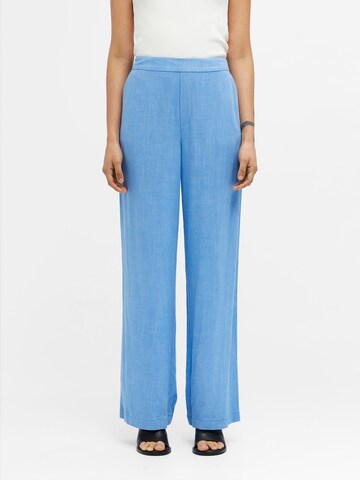 OBJECT Loose fit Pants 'SANNE ALINE' in Blue: front