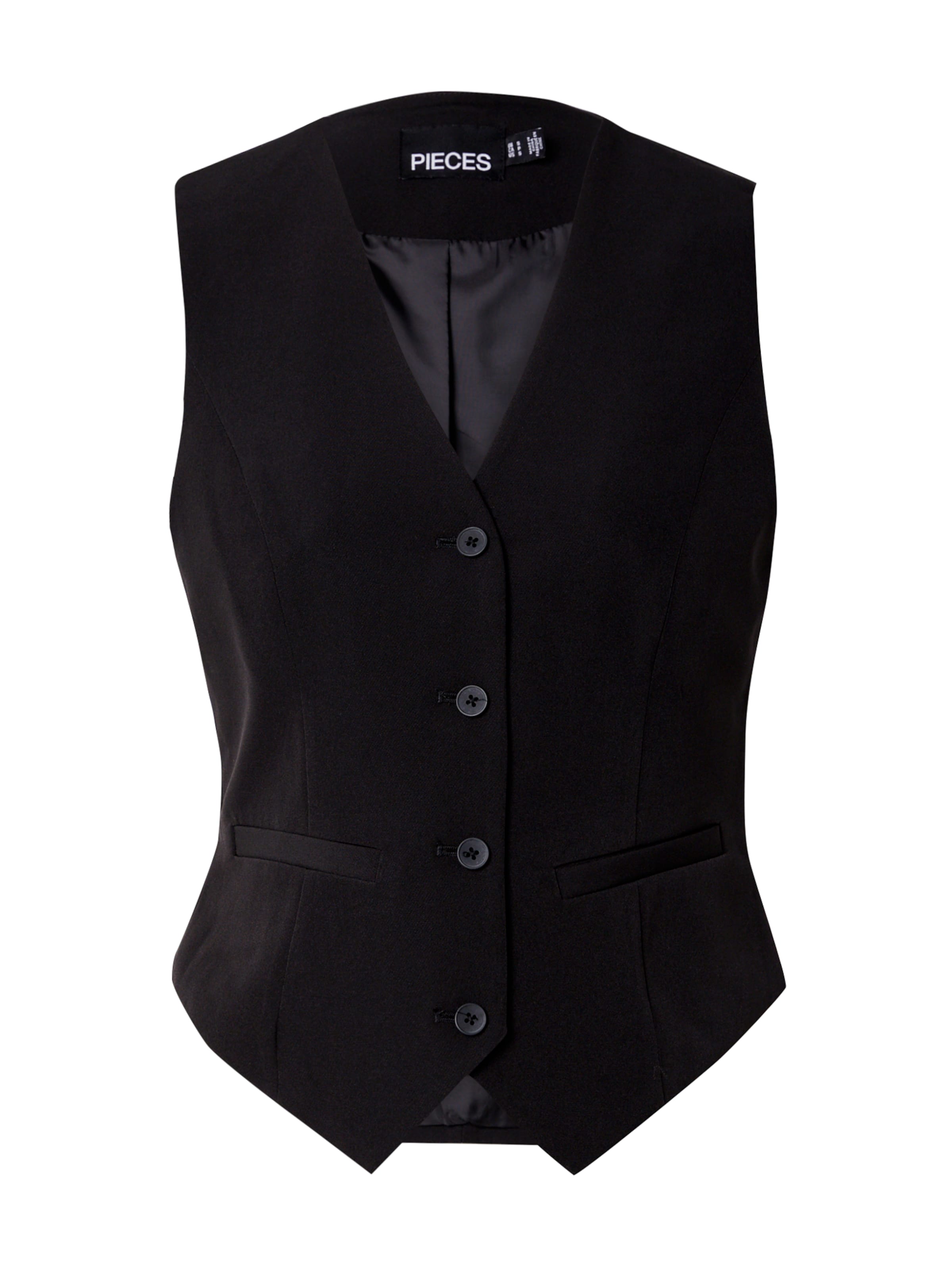 Gilet da completo 'PCBoxxy' di PIECES in nero: frontale