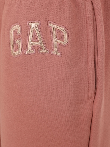 Gap Petite Tapered Broek 'HERITAGE' in Rood