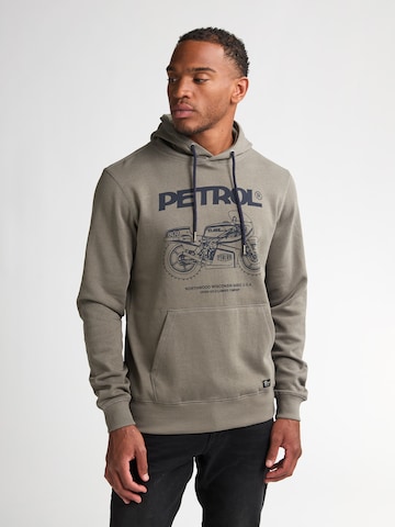 Petrol Industries Sweatshirt in Groen: voorkant