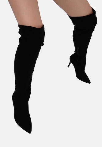 Overknee di Salinyang in nero