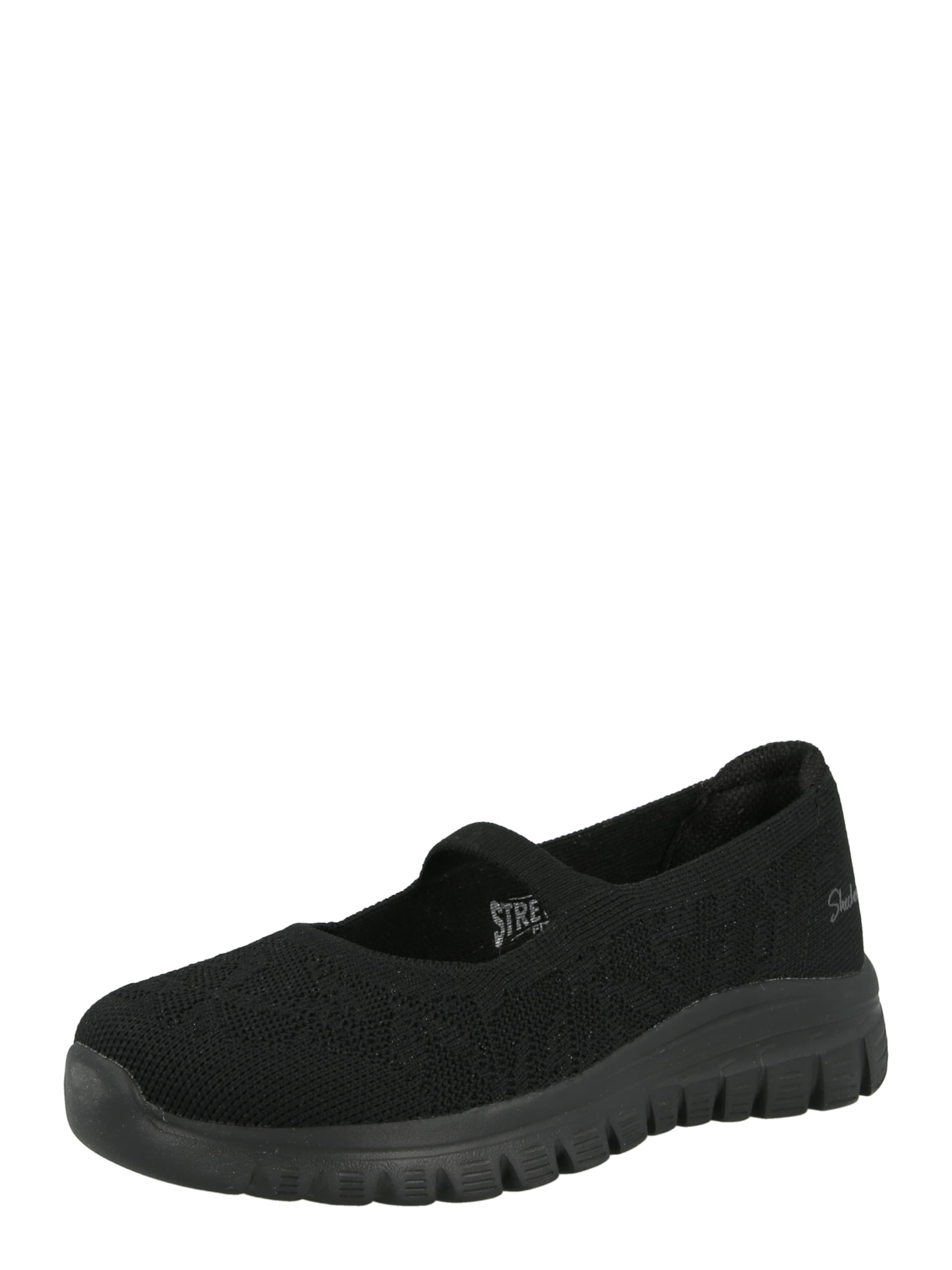 Scarpa slip-on 'GRACEFUL-CHIC MOTION' di SKECHERS in nero: frontale