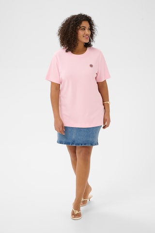 KAFFE CURVE - Camisa 'KCAnnia' em rosa
