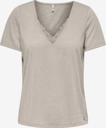 ONLY T-Shirt 'ONLZola' in Grau: Vorderseite
