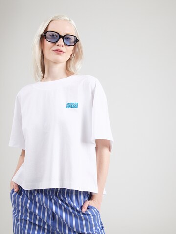 T-shirt oversize 'GIXY' AMERICAN VINTAGE en blanc : devant