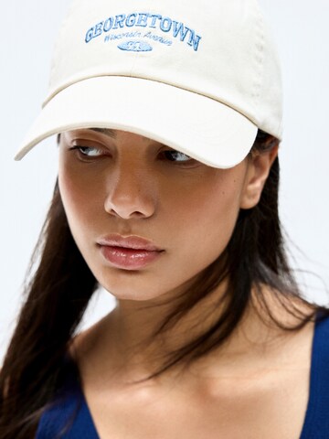 Pull&Bear Keps i vit