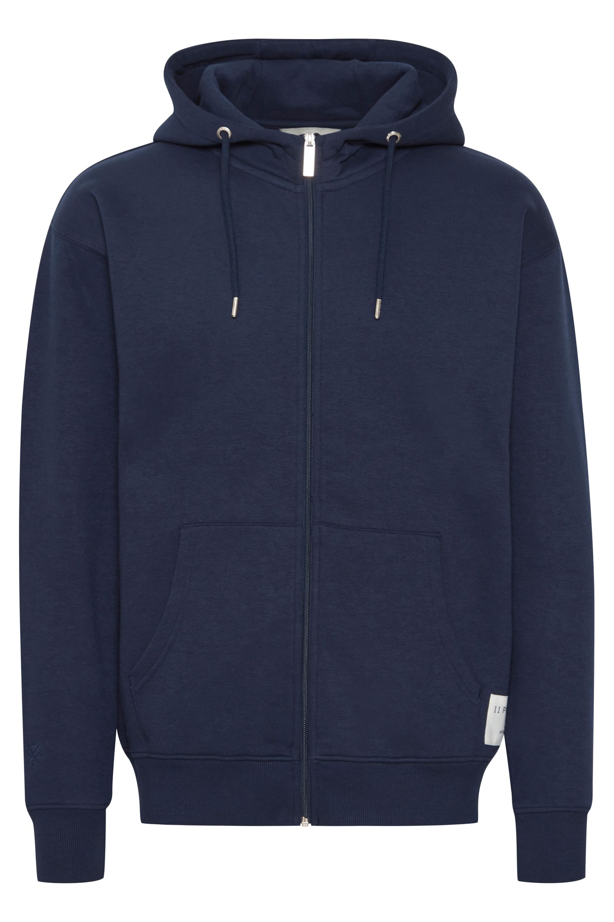 11 Project Sweatjacke in Blau: Vorderseite