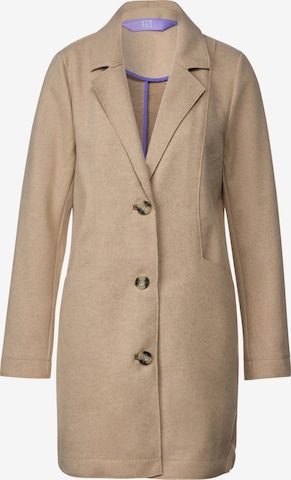 STREET ONE Between-Seasons Coat in Brown: front