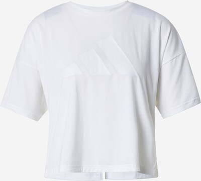 Maglia funzionale 'Train Icons 3 Bar Logo' ADIDAS PERFORMANCE di colore bianco / bianco naturale, Visualizzazione prodotti