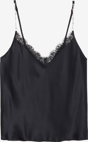 INTIMISSIMI Pajama Shirt in Black: front